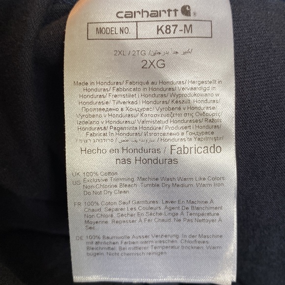 Carhartt 2XL loose fit T-shirt - Picture 6 of 6